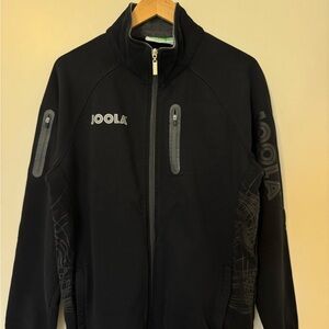 Joola Black Zip-Up Jacket